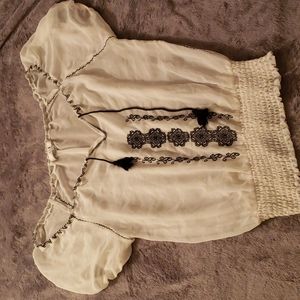 Forever 21 sheer blouse